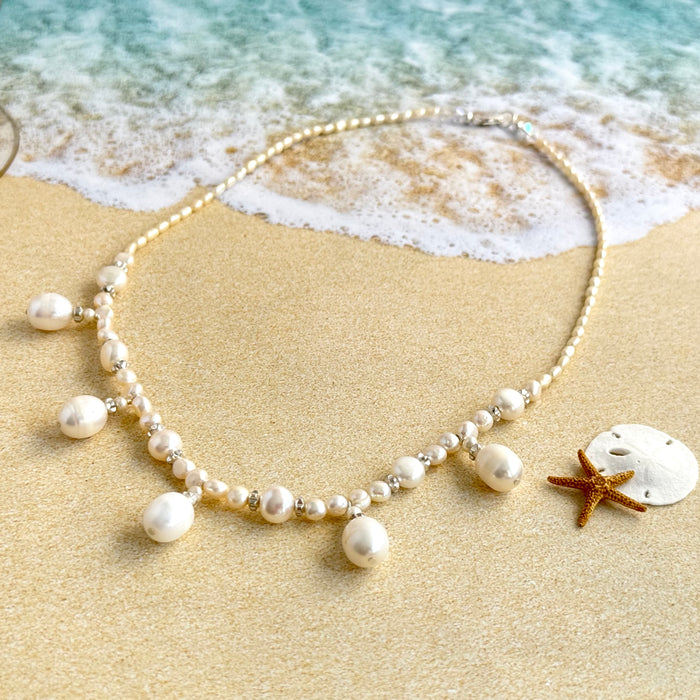 Freshwater Pearl Drop Necklace