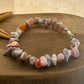 Pink Botswana Agate Chip Bracelet
