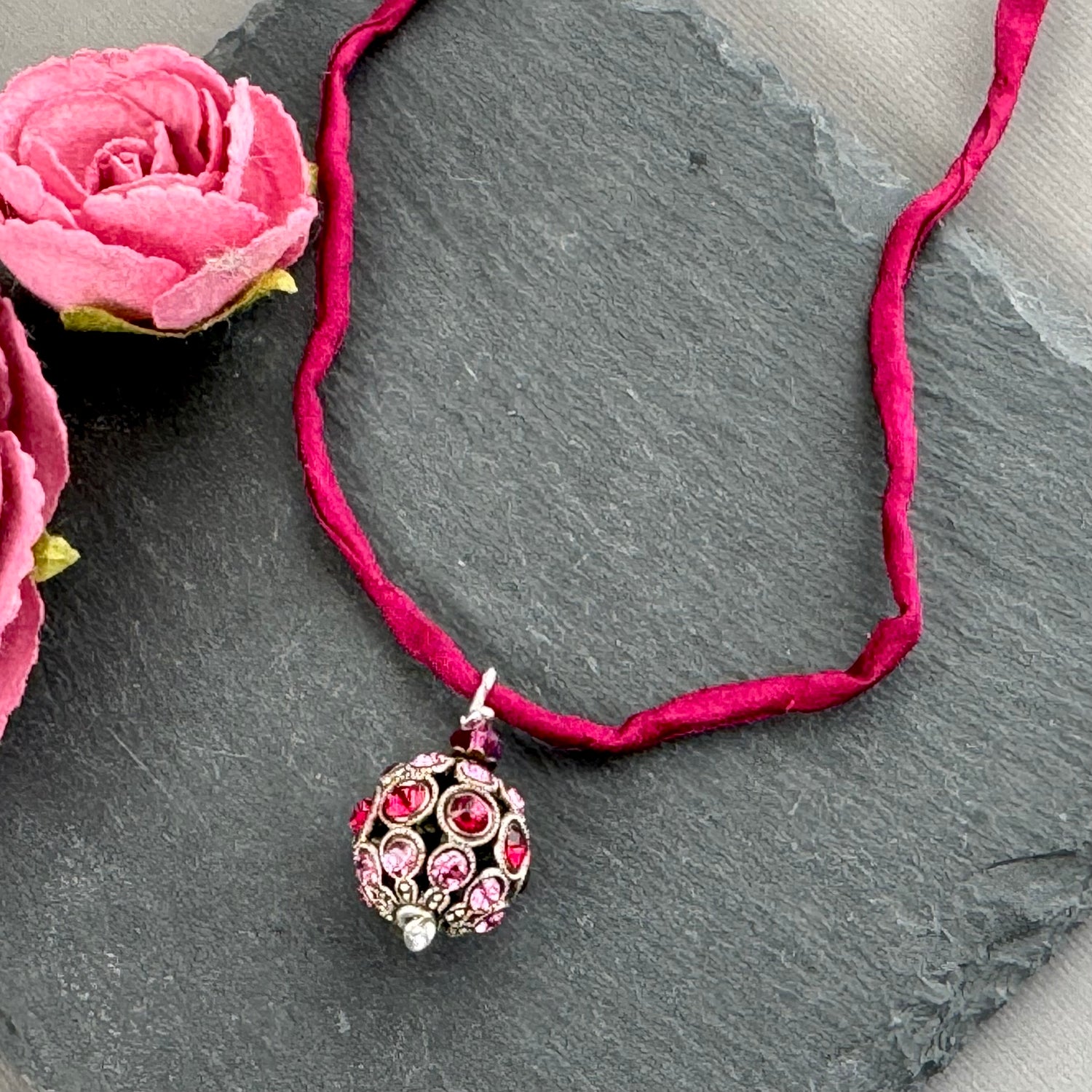 Swarovski Crystal Necklaces in Sterling Silver