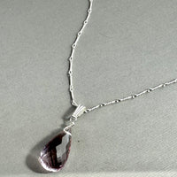 Top-Drilled Ametrine Pendant Necklace in Sterling Silver