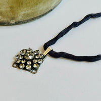 Clear Swarovski Crystal Marquis in Sterling Silver