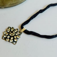 Clear Swarovski Crystal Marquis in Sterling Silver