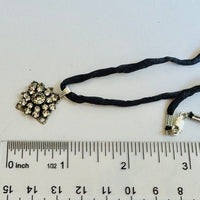 Clear Swarovski Crystal Marquis in Sterling Silver