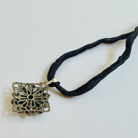 Clear Swarovski Crystal Marquis in Sterling Silver