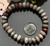 Mexican Laguna Lace Agate Stretch Bracelet