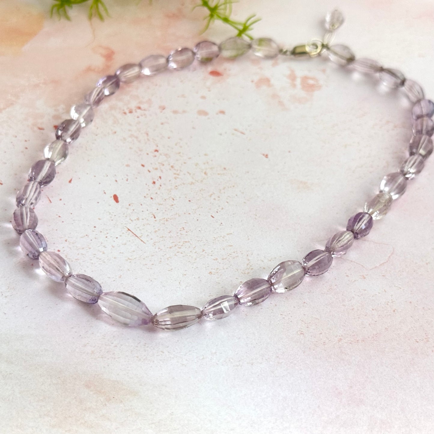 Amethyst and Ametrine Necklace in Sterling Silver