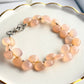 Pink Chalcedony Bracelet in Sterling Silver