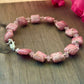 Rhodochrosite Bracelet in Sterling Silver