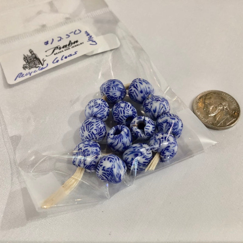 Small Recycled Glass African Trade Beads
