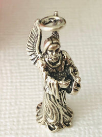 American Indian Sterling Silver 3-D Winged Angel Charm