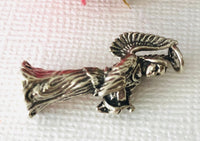 American Indian Sterling Silver 3-D Winged Angel Charm