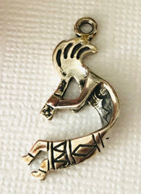 American Indian Sterling Silver Kokopelli Charm