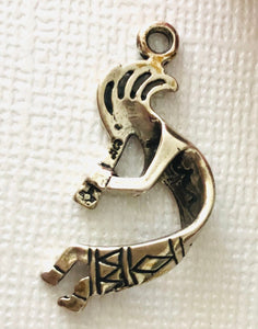 American Indian Sterling Silver Kokopelli Charm