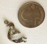 American Indian Sterling Silver Kokopelli Charm