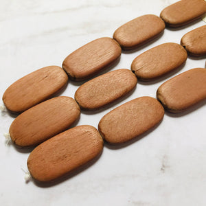 Wood Paddle Beads, 14 MM - 28 MM