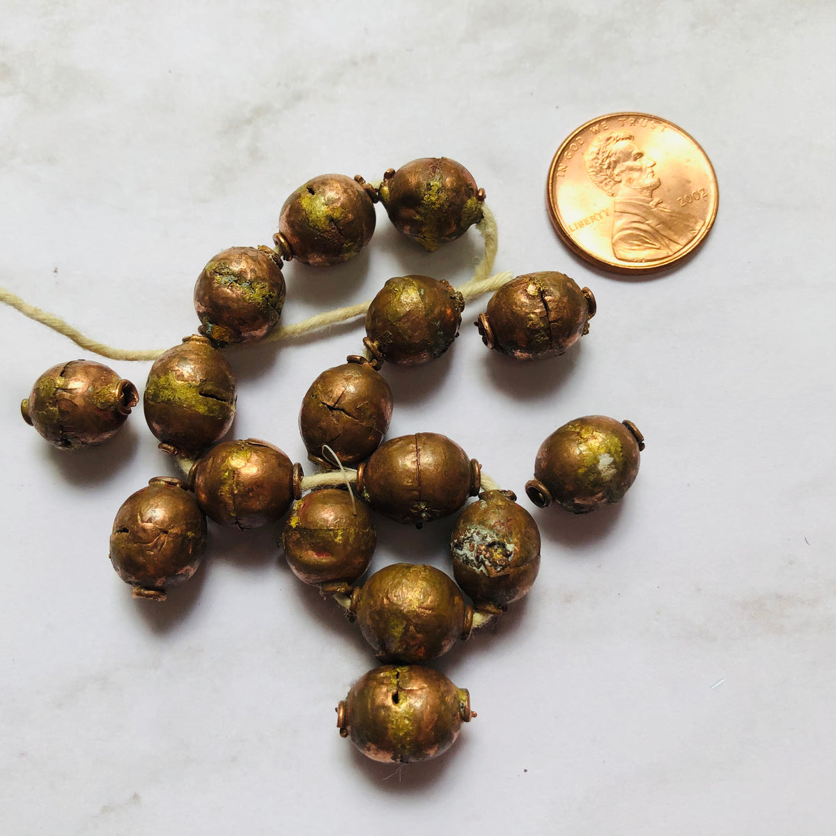 Copper Ethiopian Prayer Beads