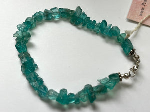 Apatite Chip Bracelet in Sterling Silver SPECIAL PRICE