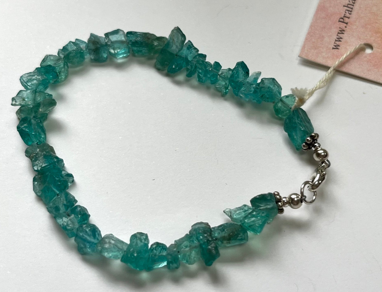 Apatite Chip Bracelet in Sterling Silver