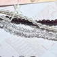 3-Strand Freshwater Pearl and Gemstone Bracelet in Sterling Silver