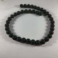 Natural Black Lava Rounds, 10MM