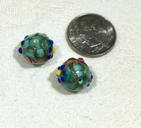 Czech Handmade Lampwork Bead 12MM Various Colors