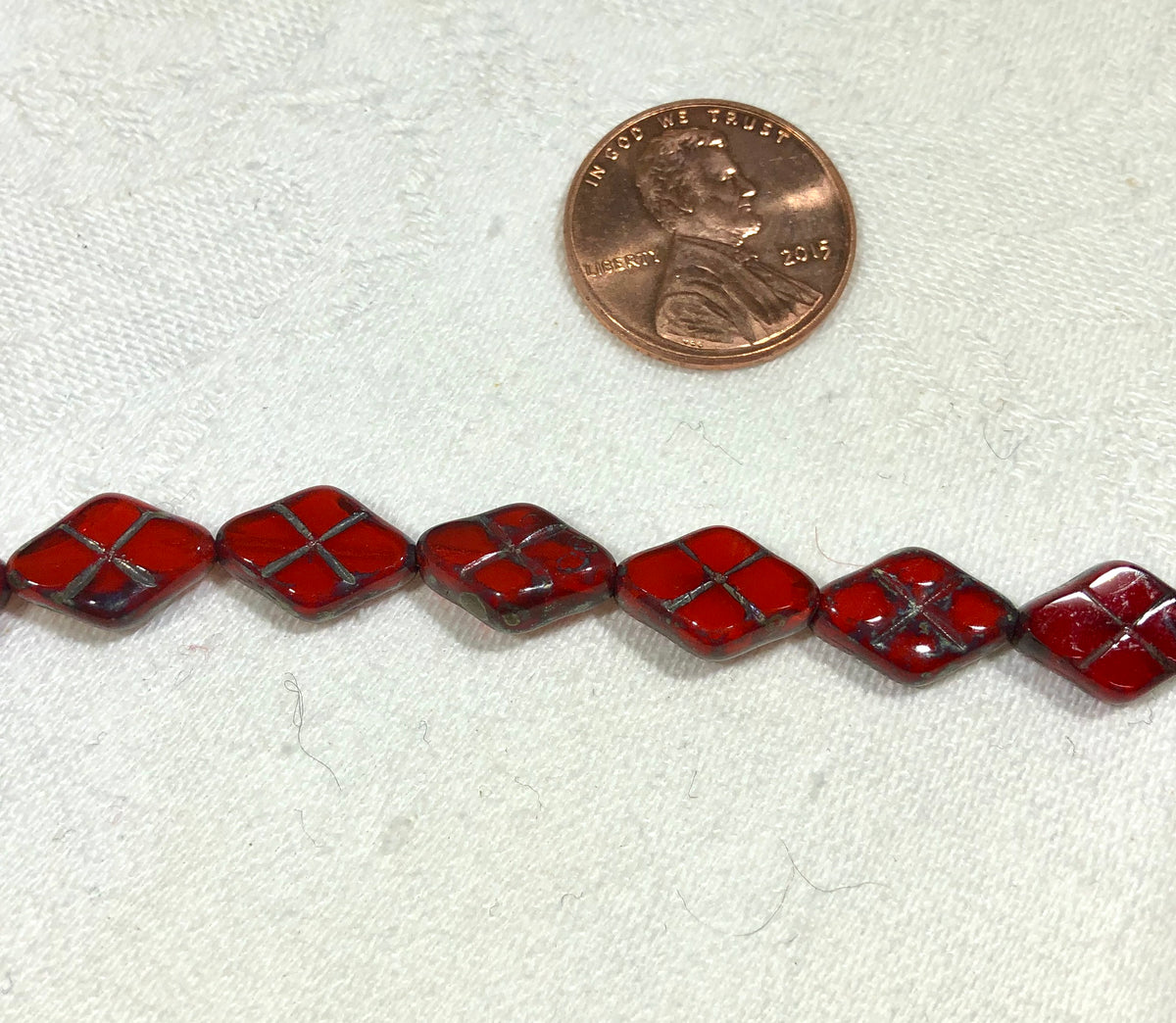 Czech Glass Marquis Table Cut Beads 12MM