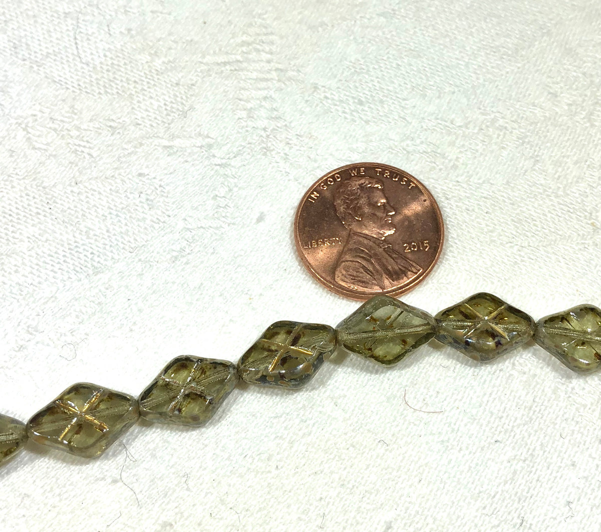 Czech Glass Marquis Table Cut Beads 12MM