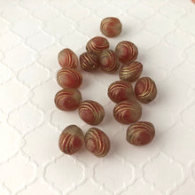 Load image into Gallery viewer, Saucer-Shaped Glass Beads, Various Colors, Czech 10MM
