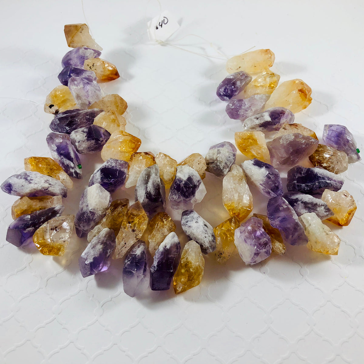 Large Amethyst-Citrine Raw Nuggets, 10 - 15 MM x 10 - 25 MM