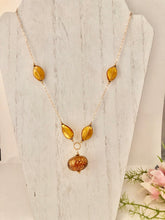 Load image into Gallery viewer, Gold Murano Glass Necklace in 14K Gold Fill
