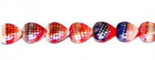 Load image into Gallery viewer, Puffed Glass Rainbow Hearts, Czech 12MM
