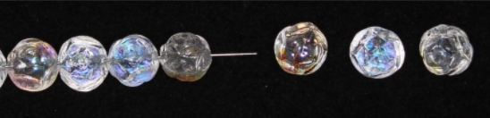 Czech Glass Iridescent Round Beads