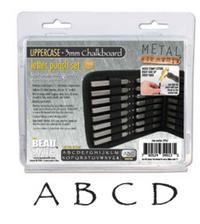 Chalkboard Letter Set Upper Case Punch 27 Pc (3mm)