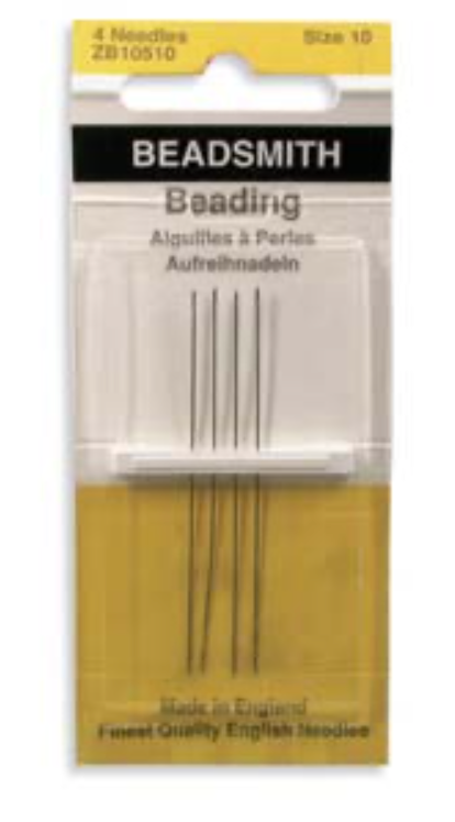 Beading Needles #10, 4-Pack