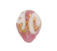 Load image into Gallery viewer, Murano Wedding Cake Pink Heart Bead, 13MM
