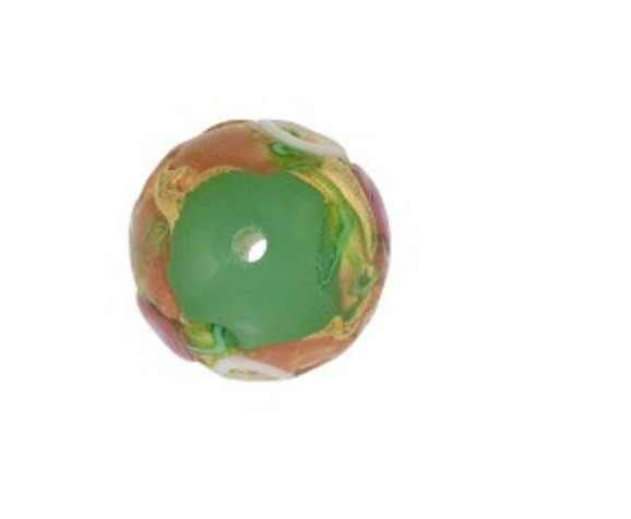 Murano Wedding Cake Green Round, 12MM