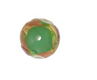 Murano Wedding Cake Green Round, 12MM