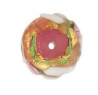 Murano Wedding Cake Pink Round, 12MM