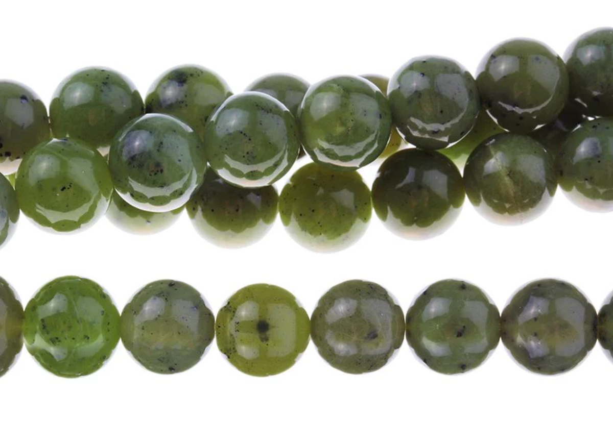 African Jade Round, 10 MM