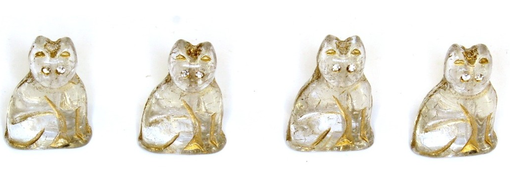 Czech Glass Cat Beads
