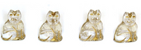 Czech Glass Cat Beads