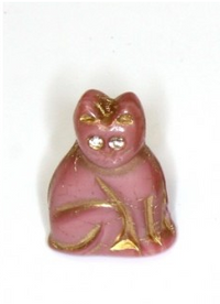Czech Glass Cat Beads