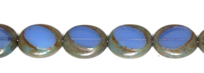 Czech Escooko Table Cut Glass Coin Beads