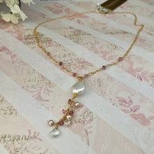 Load image into Gallery viewer, Freshwater Coin Pearl Drop Necklace in 14K Gold Fill
