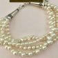 Freshwater Pearl Multi-Strand Bracelet in Sterling Silver