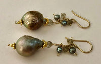 Baroque Freshwater Pearl Earrings in 14K Gold Fill