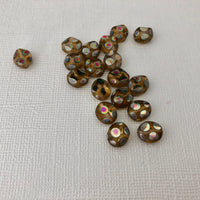 Small Czech Glass "Window" Beads